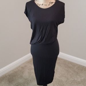 Black spandex dress